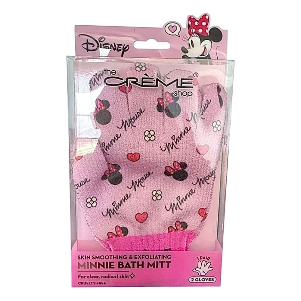 The Crème Shop Minnie Bath Mitt Smoothing & Exfoliating‎